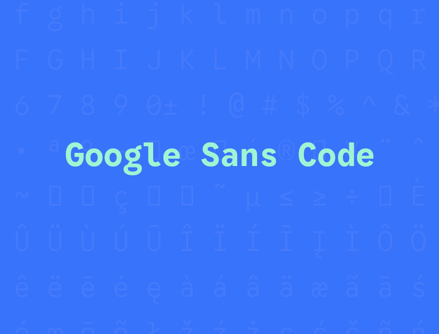 Google har lanserat nytt typsnitt. Google Sans Code